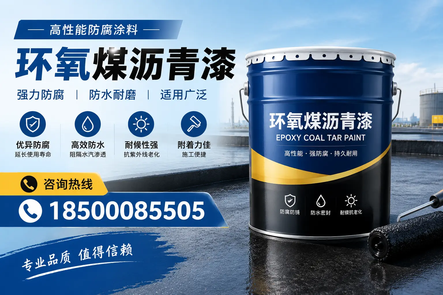 环氧煤沥青漆的主要成分与功能，保亭用户深度了解