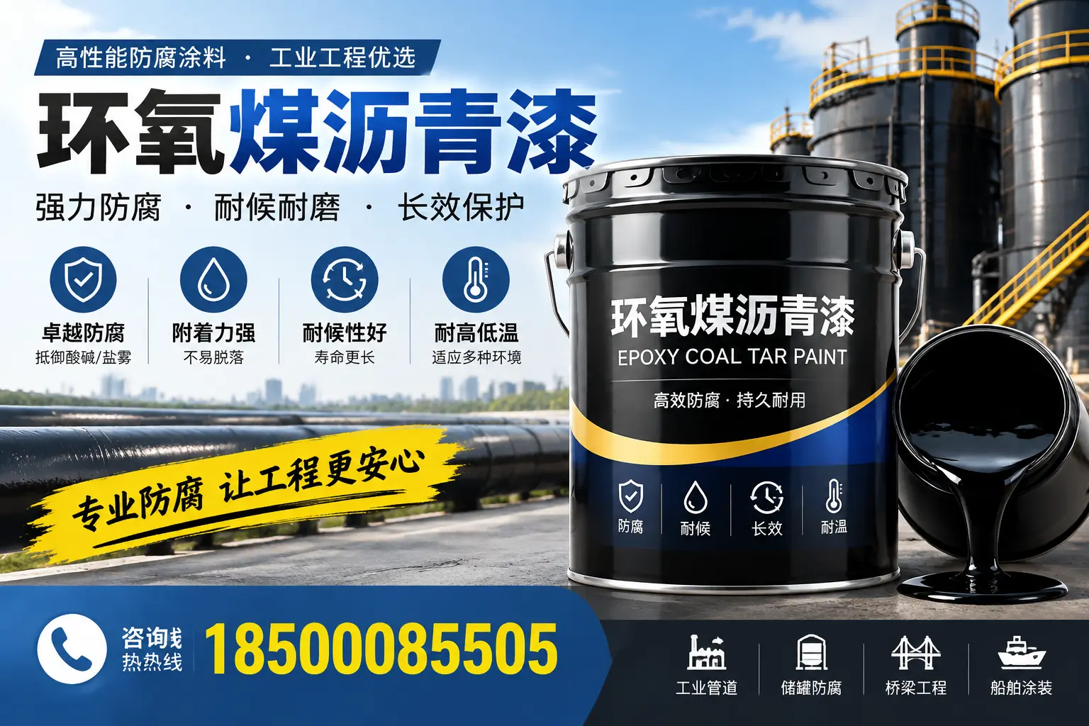 环氧煤沥青漆的施工方法与注意事项，确保在保亭顺利完成
