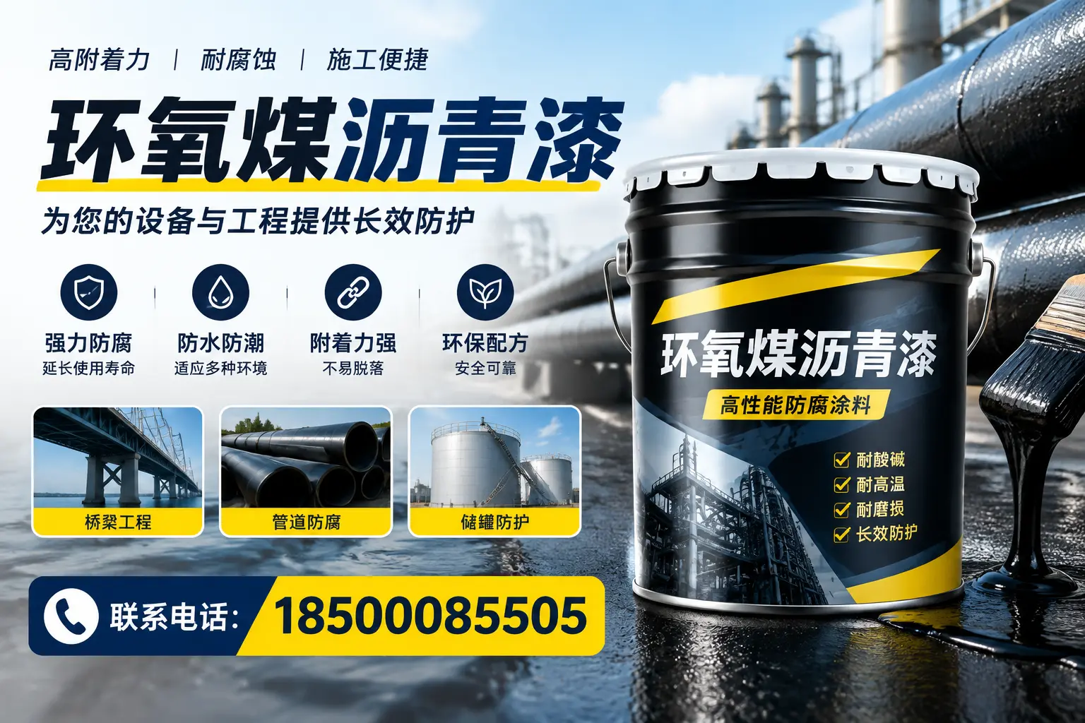 环氧煤沥青漆与其他涂料的对比分析，助力保亭企业决策