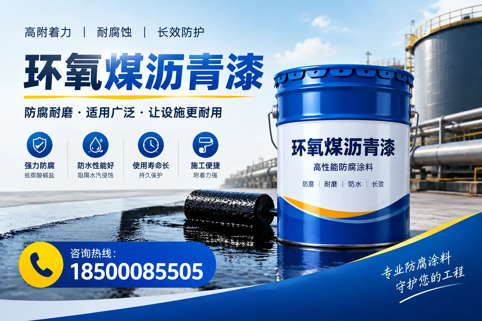 环氧煤沥青漆与其他涂料的对比分析，助力保亭企业决策